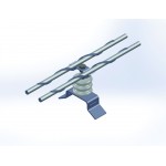 FIBERLIGN INSULATED MONO POLE DOWNLEAD CLAMP OPGW